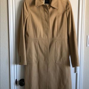 J Crew tan trench sz 4